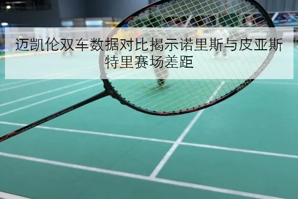 迈凯伦双车数据对比揭示诺里斯与皮亚斯特里赛场差距